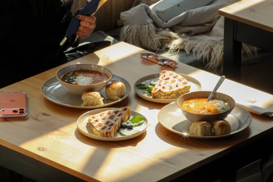 Lunch being served